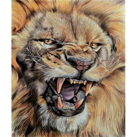 Raging Lion - Paint with Diamonds
