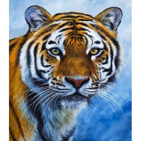 Serene Tiger - Diamond Painting Kit