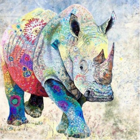 Artistic Rhino Painting Kit