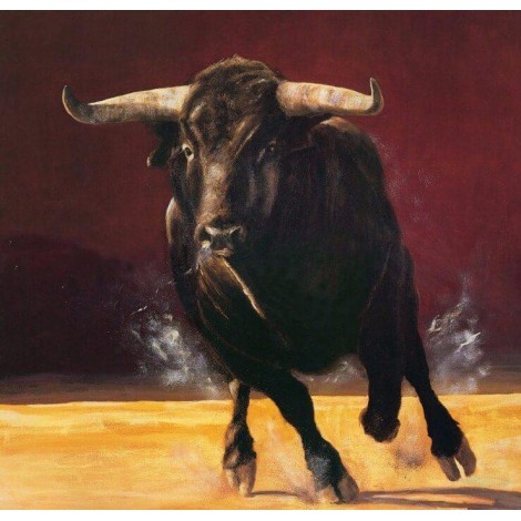 Running Bull Diamond Painting