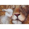 Lamb & Lion Diamond Painting