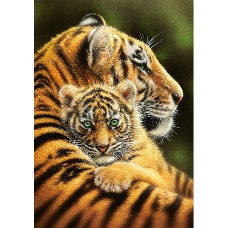 Tiger & Cub Hugg...