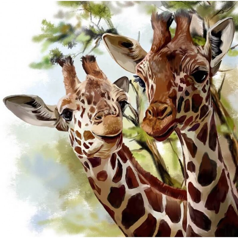 Giraffe Pair Diamond...