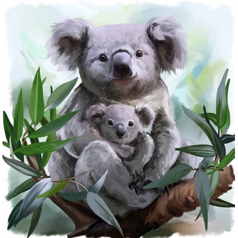Koala Bear with Baby