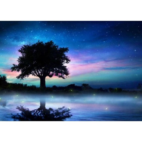 Beautiful Tree & Night Sky