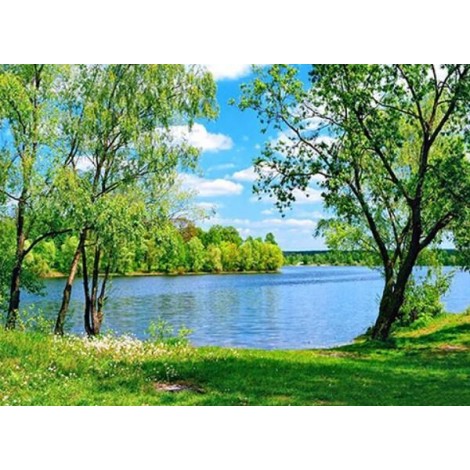 Summer Lake - Paint by Diamonds