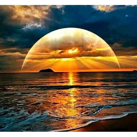 Incredible Sunset View Diamond Painting