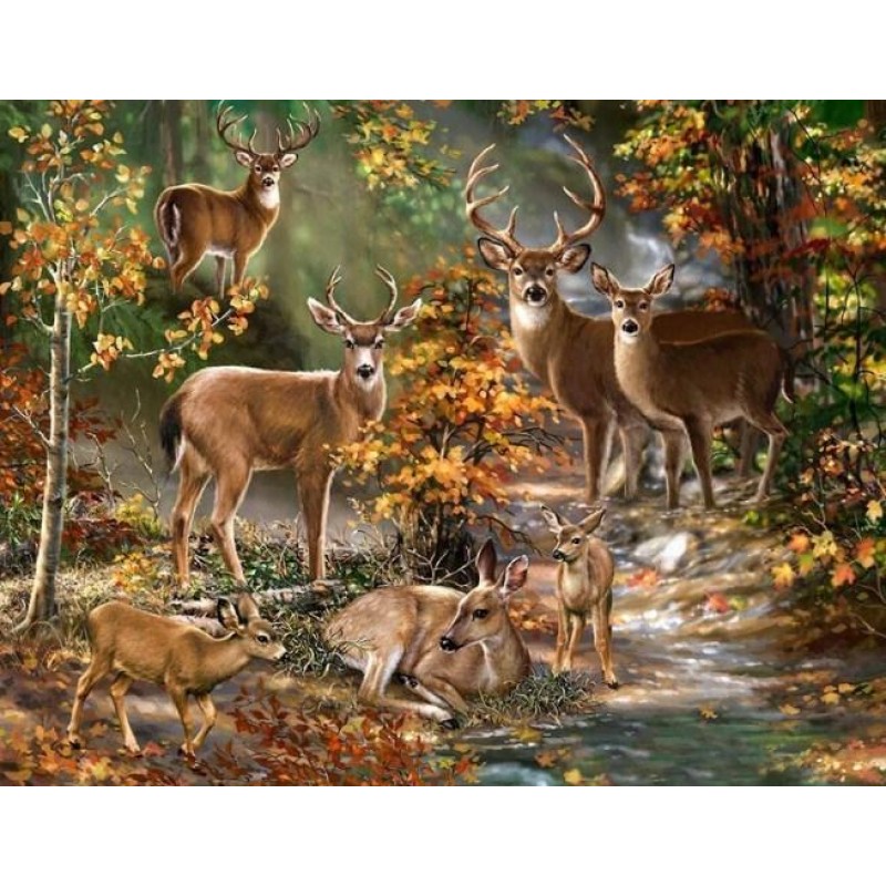 Deer Forest - Paint ...