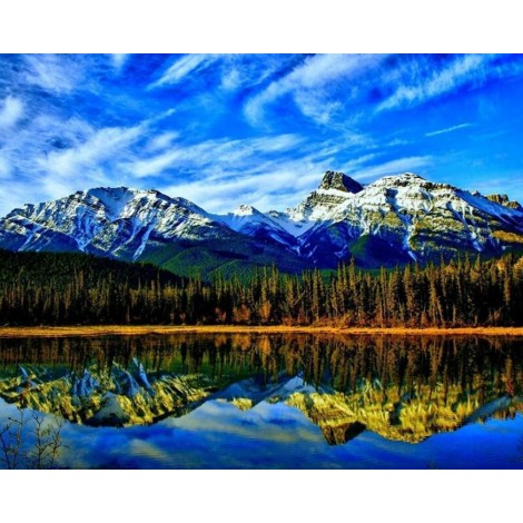 Mountain Lake - Diamond Painting Kit