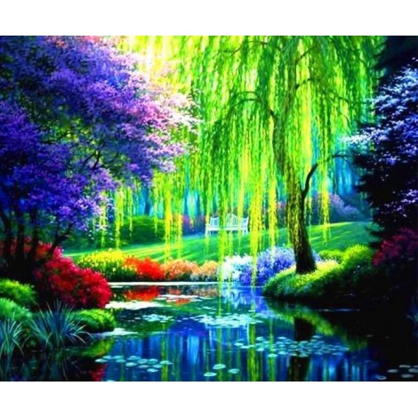 Willow Pond - Diamond Painting Kit