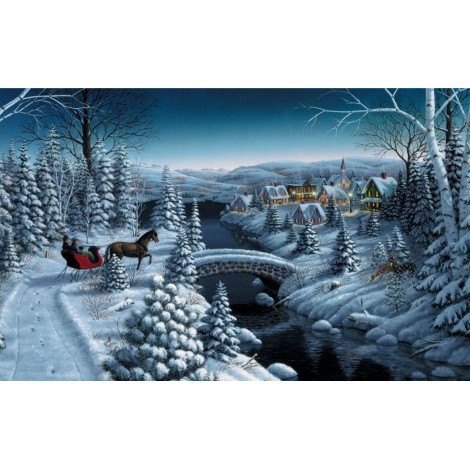 Winter Art by Thomas Kinkade