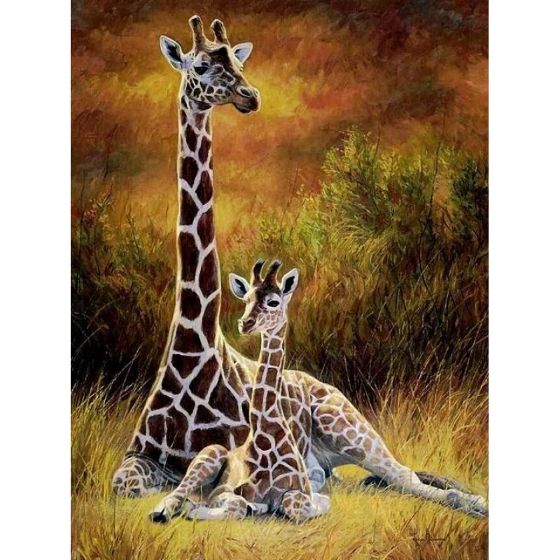Giraffe Mother &...
