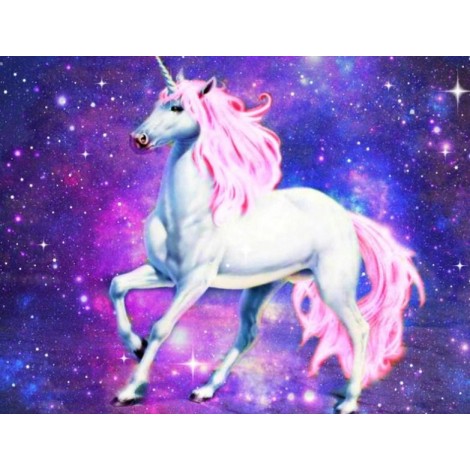 Magical Unicorn in Galaxy