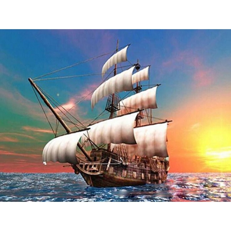 Ship in the Ocean Fu...