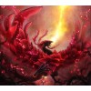 Black Rose Dragon - Diamond Painting Kit