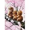 Cats on Cherry Tree