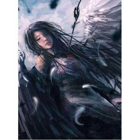 Dying Anime Angel - Paint with Diamonds