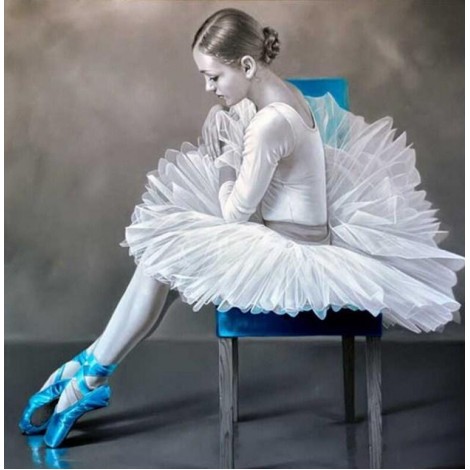 Elegant Ballet Girl Diamond Painting
