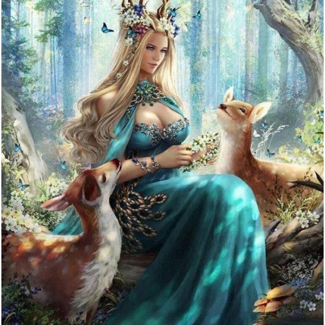 Queen of Enchanted Woods Diamond Painting