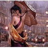 Gorgeous Girl with Umbrella