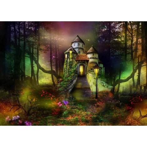Fairy Tale Castle in the Fantasy Forest
