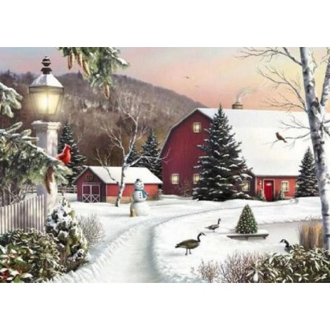 Country Winter diamond Painting Kit