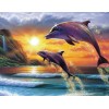 Diving Dolphins Diamond Painting