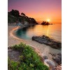 Sea Side Sunset Landscape