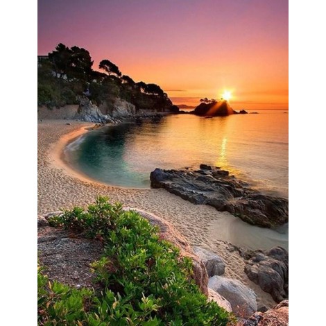 Sea Side Sunset Landscape