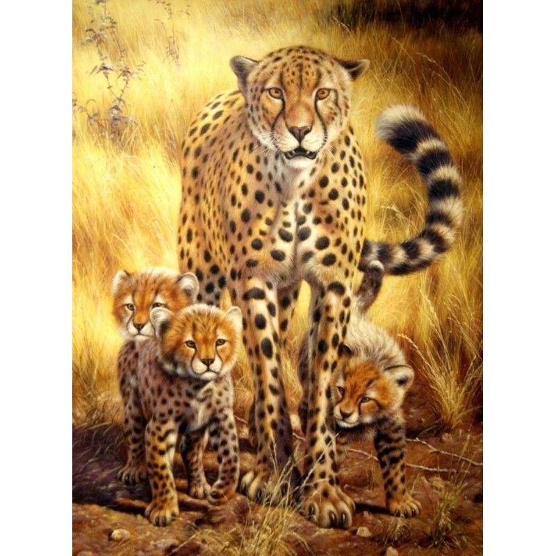 Cheetah Family - Pai...