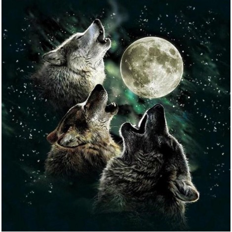 Pack of Howling Wolves