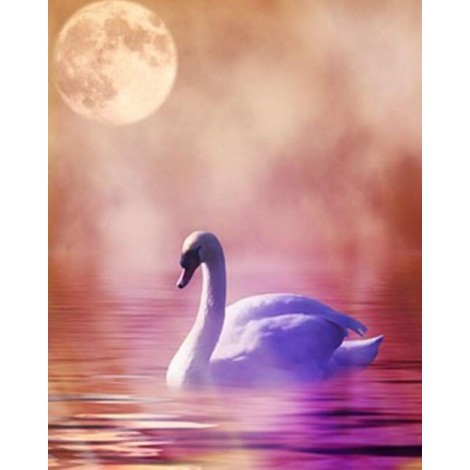 Lonely Swan - Diamond Painting Kit
