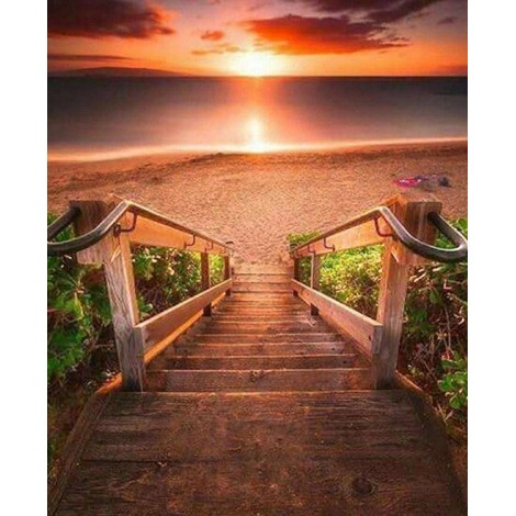 Chase the Sunset - Paint by Diamonds