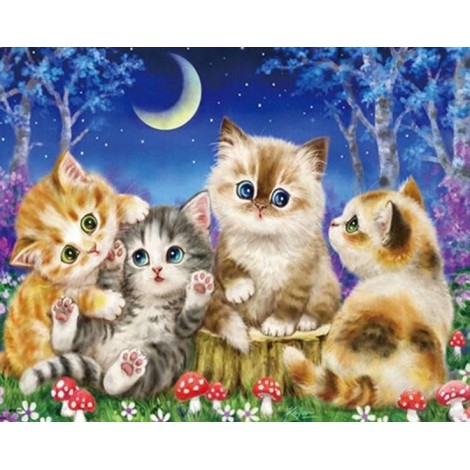 Happy Cats Diamond Painting