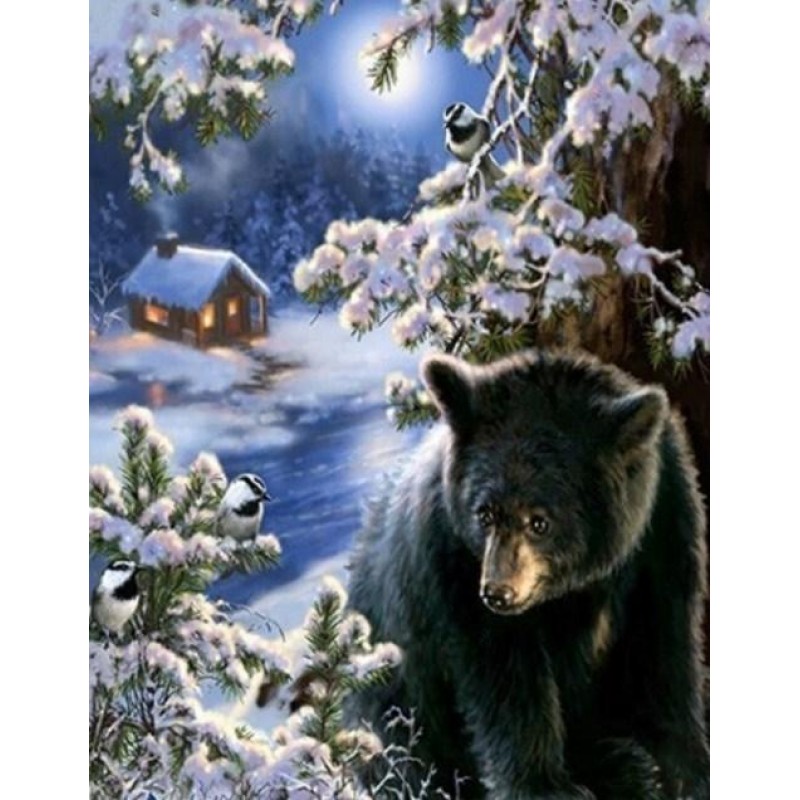 Winter Black Bear
