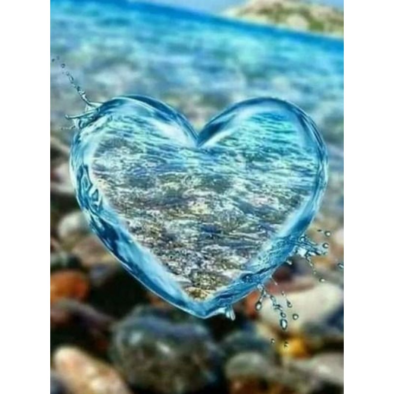 Water Heart DIY Pain...