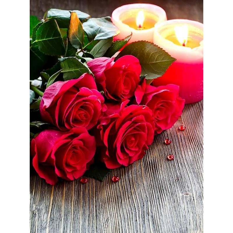 Candles & Roses ...