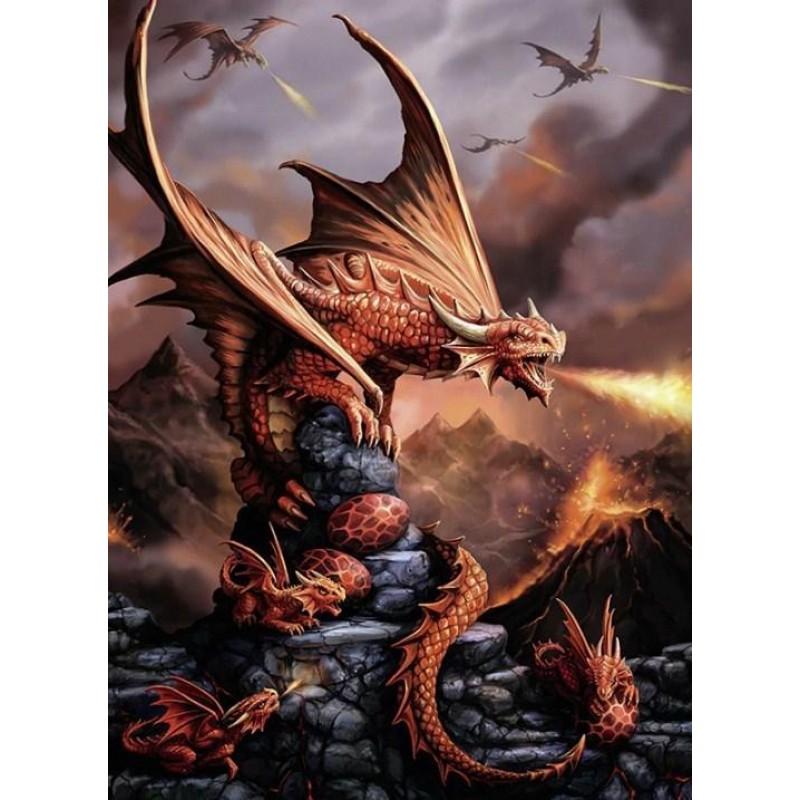 Fire Dragon with Egg...