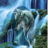 Artistic Wolf Painting