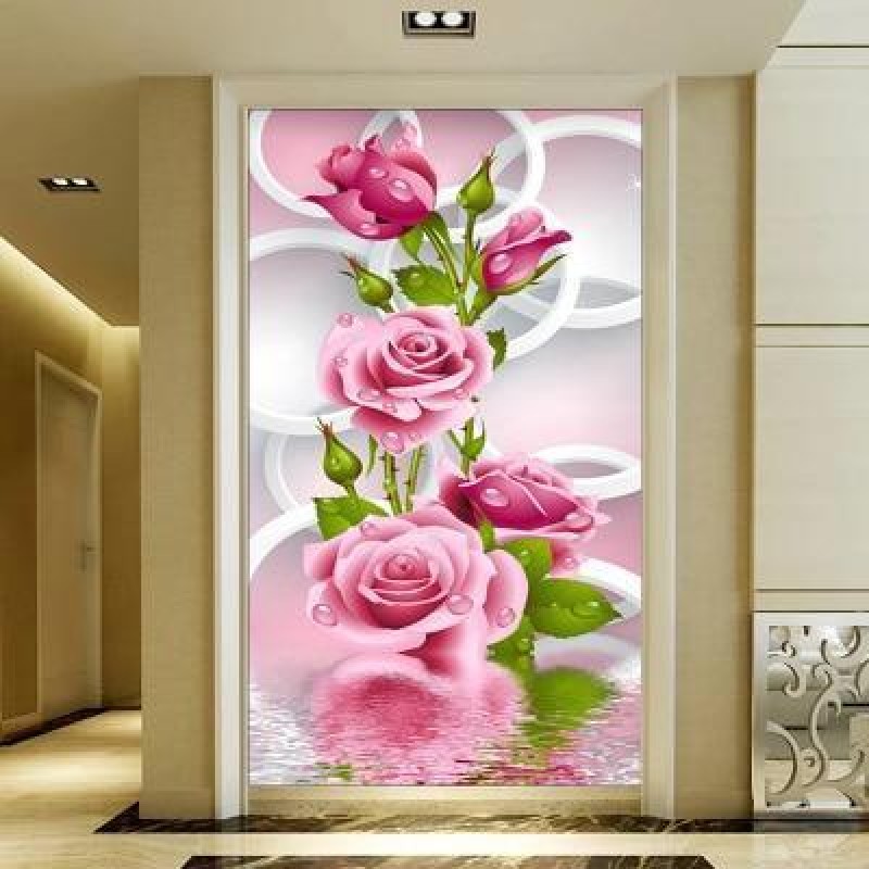 Pink Roses DIY Diamo...