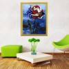 American Flag on Flower DIY Diamond Painting