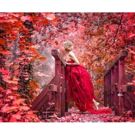 Lady Standing on the Bridge