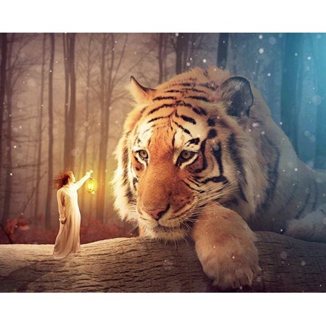 Tiger & Girl DIY Painting Kit