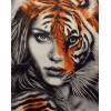 Tiger Lady - Diamond Painting Kit