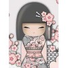 Beautiful Kokeshi Doll - Paint with Diamonds