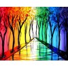 Rainbow Trees Painting Kit