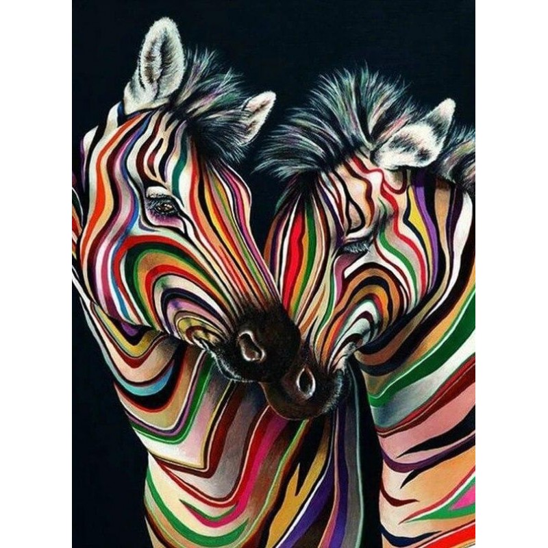 Colorful Zebras Pain...