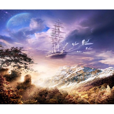 Windjammer Abstract Art