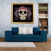 Sugar Skull & Flowers Diamond Painting