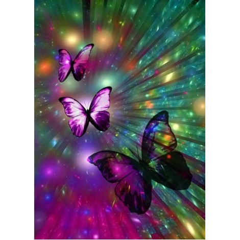 Amazing Butterflies - Paint with Diamonds
